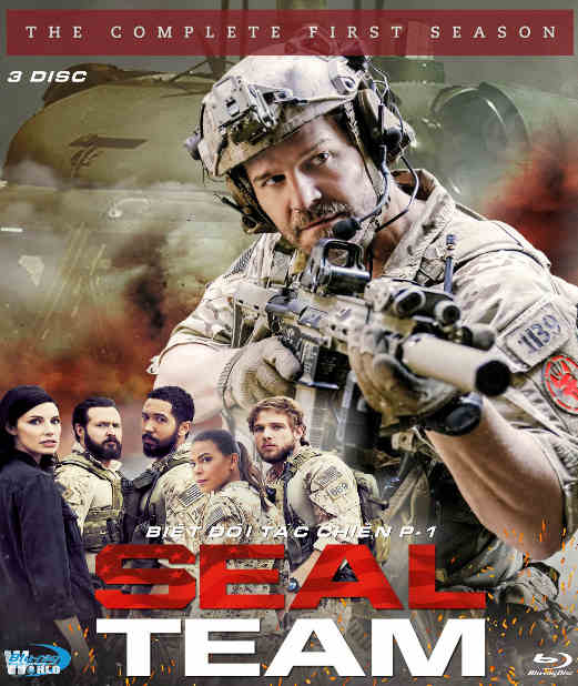 B6631.SEAL TEAM SEASON 1  BIỆT ĐỘI TÁC CHIẾN P-1  2D25G  (DOLBY ATMOS 5.1 - DOLBY AC3 5.1) 3DISC